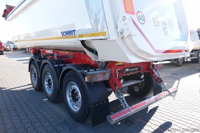 Полуприцеп-самосвал SCHMITZ CARGOBULL WYWROTKA 28 m3 / STALOWA / RYNNA WANNA HP / PLAN