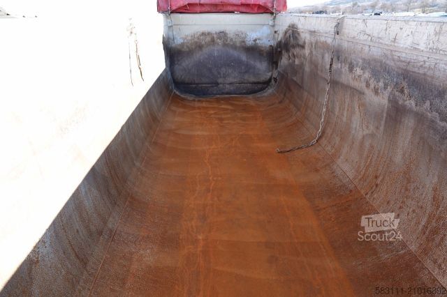 Полуприцеп-самосвал SCHMITZ CARGOBULL WYWROTKA 28 m3 / STALOWA / RYNNA WANNA HP / PLAN