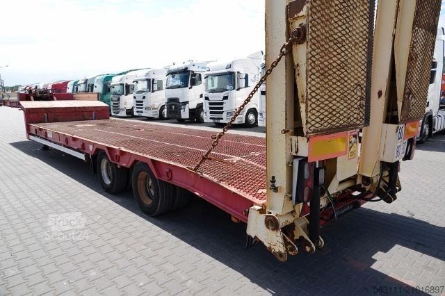 Низкорамный полуприцеп  LAWETA NISKOPODWOZIOWA / NAJAZDY HYDRAULICZNE /