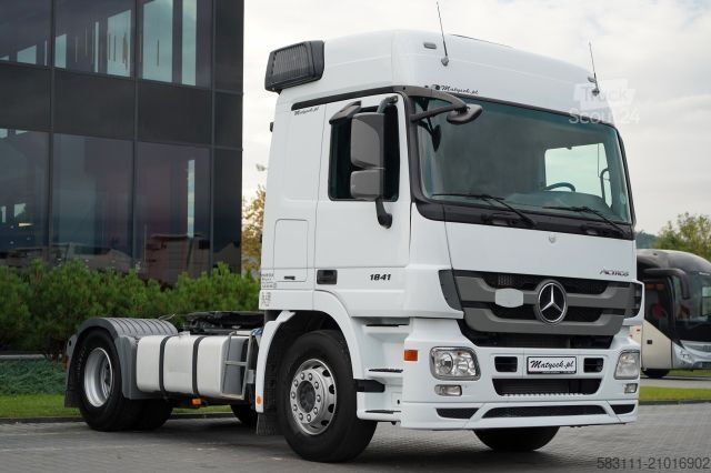 Standard nyergesvontató MERCEDES-BENZ ACTROS 1841 / HYDRAULIKA / SPROWADZONY / PO KONT