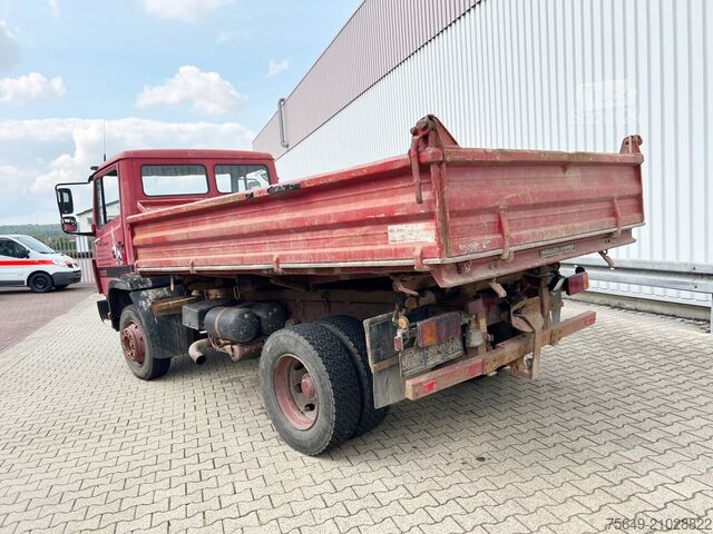 Camion-benne tricar Mercedes-Benz LK 1117 K 4x2 LK 1117 K 4x2, 6-Zylinder Motor, 2x AHK
