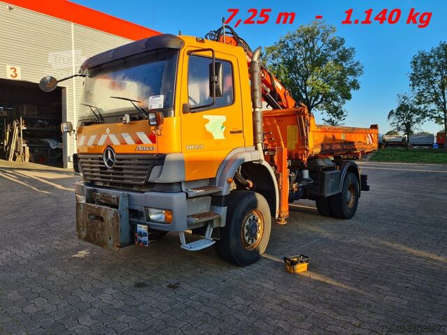 Grue à tour Mercedes-Benz Atego 1823 AK 4x4 Atego 1823 AK 4x4, Winterdienstausstattung, Kran Atlas 85.2, Funk