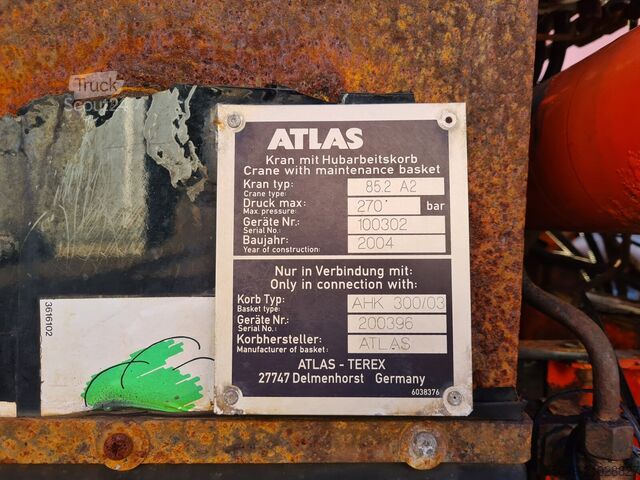 Grue à tour Mercedes-Benz Atego 1823 AK 4x4 Atego 1823 AK 4x4, Winterdienstausstattung, Kran Atlas 85.2, Funk