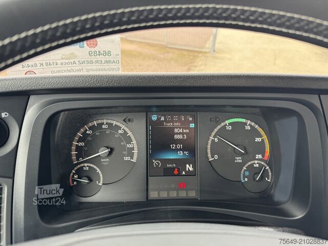 Châssis de camion Mercedes-Benz Arocs 4148 K 8x4/4 Arocs 4148 K 8x4/4, Turbo-Retarder-Kupplung, Grounder