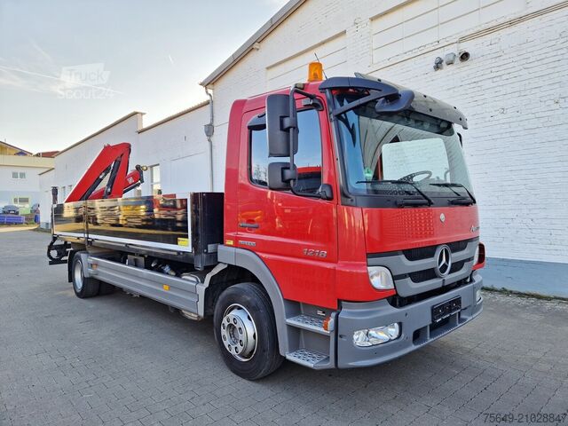 Grue montée sur camion Mercedes-Benz Atego 1218 L 4x2 1218 L 4x2, Fassi Kran F 95A21 5.9m-1.545 kg,