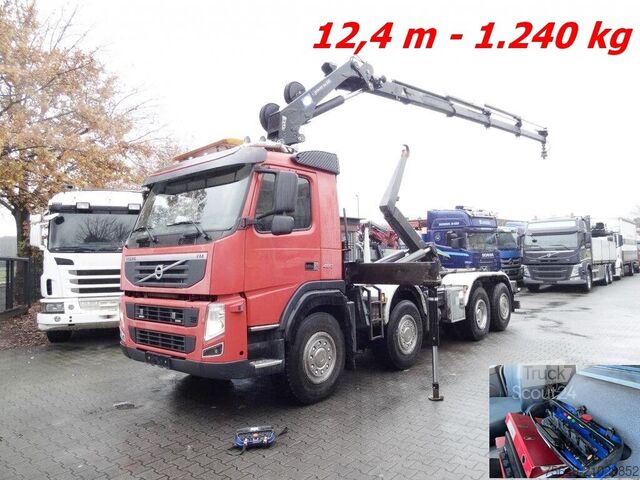 Camion benne à bras amovible  FM 460 8x2-6 FM 460 8x2-6, Lenk-/Liftachse, Kran HMF 2020-K4, Funk