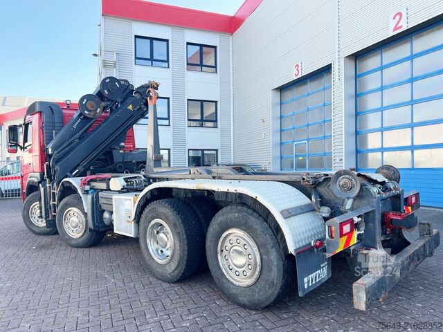 Camion benne à bras amovible  FM 460 8x2-6 FM 460 8x2-6, Lenk-/Liftachse, Kran HMF 2020-K4, Funk