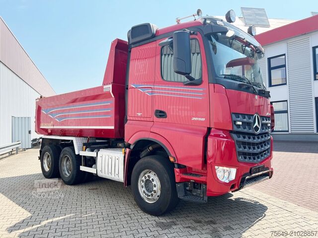 Camion à usage spécial Mercedes-Benz Arocs 2658 K 6x4 Arocs 2658 K 6x4, Retarder, Stahlmulde ca. 11m³, hydr. Heckklappenöffnung