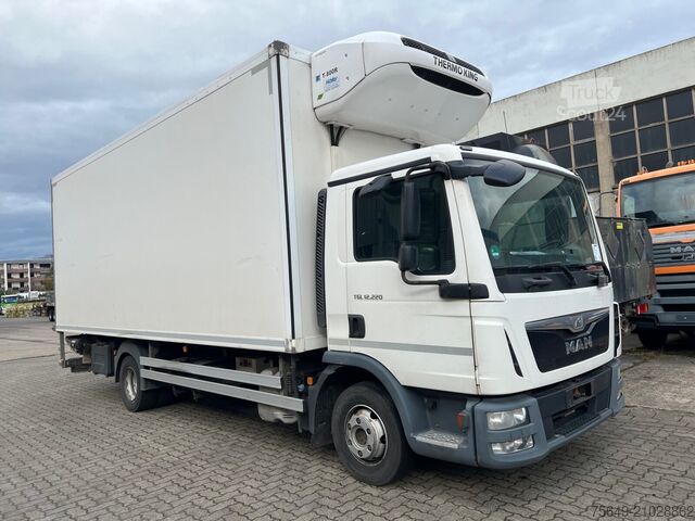 Conteneur réfrigéré MAN TGL 12.220 4X2 BL mit Motorschaden TGL 12.220 4X2 BL mit Motorschaden, Tiefkühlkoffer, Thermoking, Rolltor, unterfaltbare MBB LBW