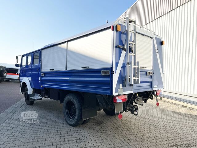 Бортовой грузовик Iveco-Magirus 120-23 AW 4x4 Doka 120-23 AW 4x4 Doka, V8-Motor, Gerätewagen, Seilwinde