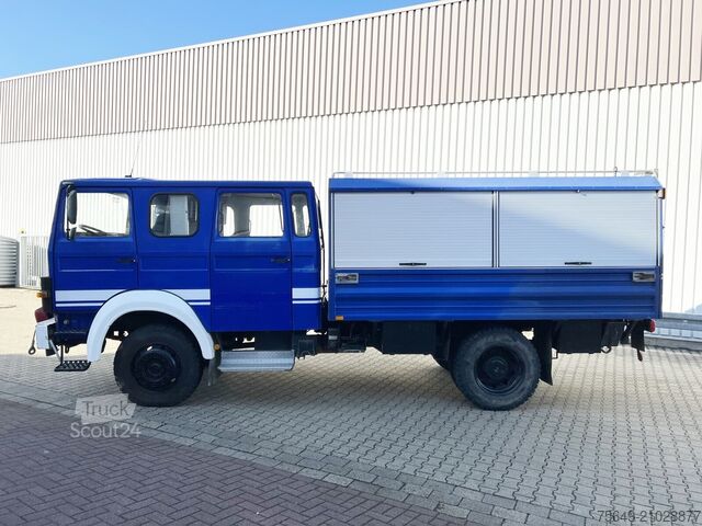 Бортовой грузовик Iveco-Magirus 120-23 AW 4x4 Doka 120-23 AW 4x4 Doka, V8-Motor, Gerätewagen, Seilwinde