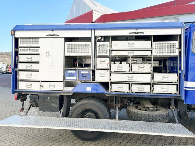 Бортовой грузовик Iveco-Magirus 120-23 AW 4x4 Doka 120-23 AW 4x4 Doka, V8-Motor, Gerätewagen, Seilwinde