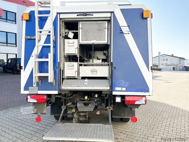 Бортовой грузовик Iveco-Magirus 120-23 AW 4x4 Doka 120-23 AW 4x4 Doka, V8-Motor, Gerätewagen, Seilwinde