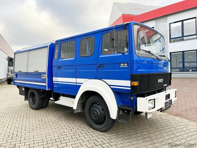Бортовой грузовик Iveco-Magirus 90-16 AW 4x4 Doka 90-16 AW 4x4 Doka, Mannschaftswagen