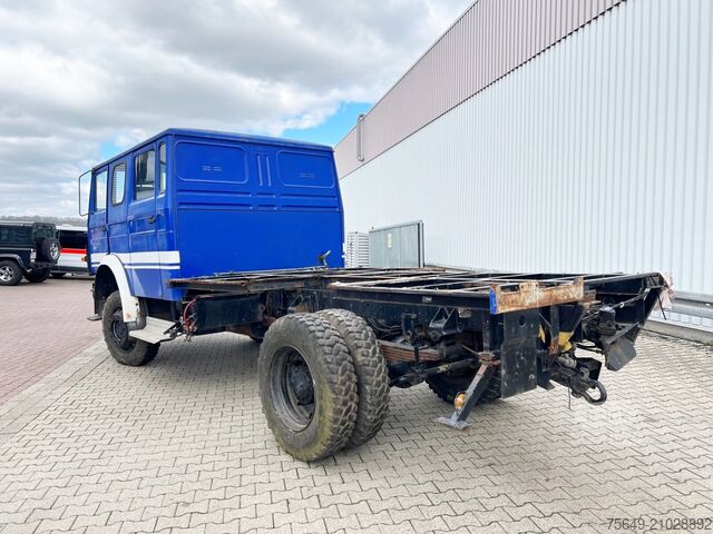 Truck chassis Iveco-Magirus 120-23 AW 4x4 Doka 120-23 AW 4x4 Doka, V8-Motor, Seilwinde