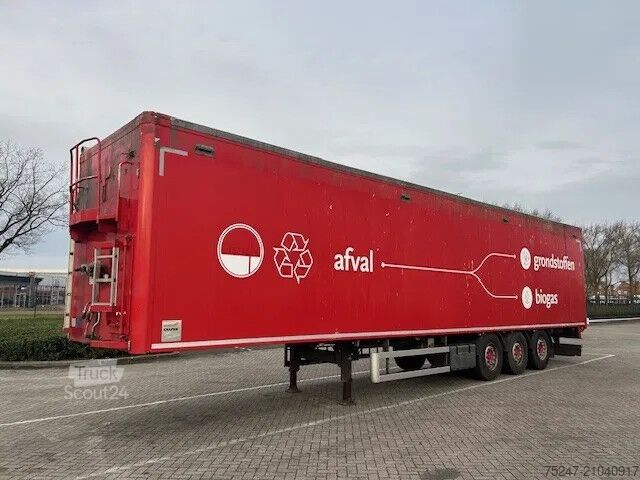 Fond mouvant Knapen Trailers K100 - 92m3 Liftachse Floor 10mm