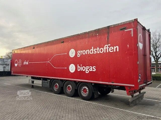 Fond mouvant Knapen Trailers K100 - 92m3 Liftachse Floor 10mm