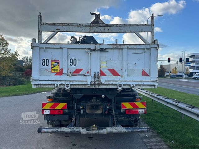 Volquete con grúa Renault KERAX 430.19