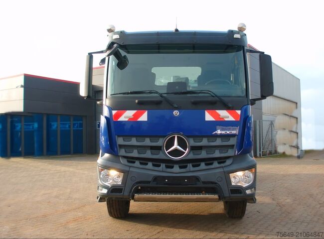 Camión portacontenedores de gancho Mercedes-Benz Arocs 1836/4x2 Arocs 1836/4x2, Meiller RK 14.55 Abrollkipper, Funk, bis 5.50 m Container