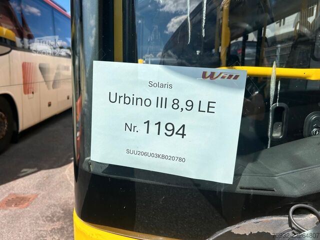 Mestni avtobus SOLARIS Urbino 8.9  LE MIDI KLIMA  2,4 m GURTE  NEULACK