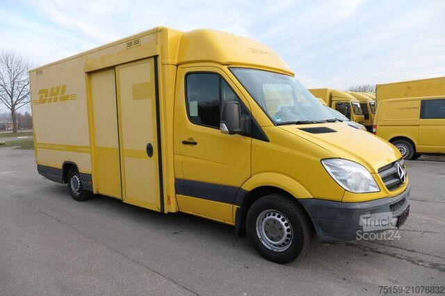 Box van mercedes-benz SPRINTER 310 CDI MAXI EURO-5 KOFFER REGALE KAMERA DURCHGANG