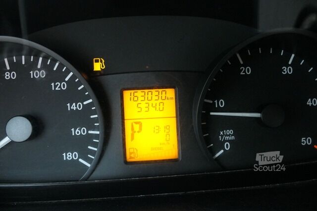 Box van mercedes-benz SPRINTER 310 CDI MAXI EURO-5 KOFFER REGALE KAMERA DURCHGANG