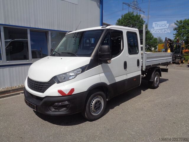 Transporter mit Kipper IVECO Daily 35S14 Doka Kipper Klima AHK 7-Sitzer