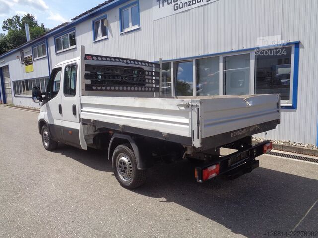 Transporter mit Kipper IVECO Daily 35S14 Doka Kipper Klima AHK 7-Sitzer