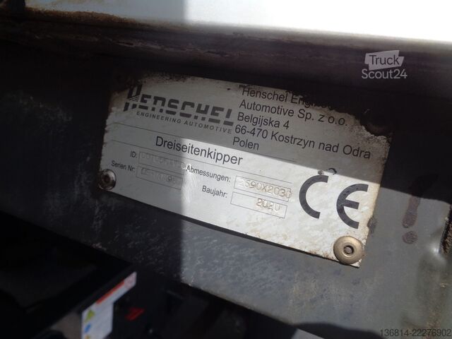 Transporter mit Kipper IVECO Daily 35S14 Doka Kipper Klima AHK 7-Sitzer
