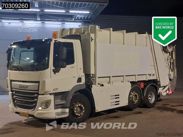 Vozidlo na zber odpadu DAF CF 290 6X2 NL-Truck APK Haller MEDIUM XL Steeri...