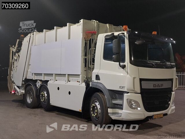 Vozidlo na zber odpadu DAF CF 290 6X2 NL-Truck APK Haller MEDIUM XL Steeri...