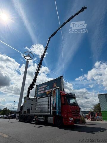 Ciężarówka z dźwigiem Mercedes-Benz Actros 3645 8x2/6 Hiab 358 E-5 Jib 70X-3 Hubdach