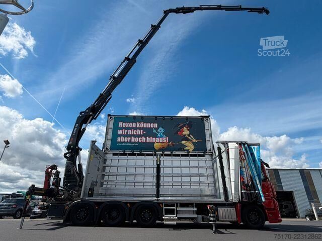 Ciężarówka z dźwigiem Mercedes-Benz Actros 3645 8x2/6 Hiab 358 E-5 Jib 70X-3 Hubdach