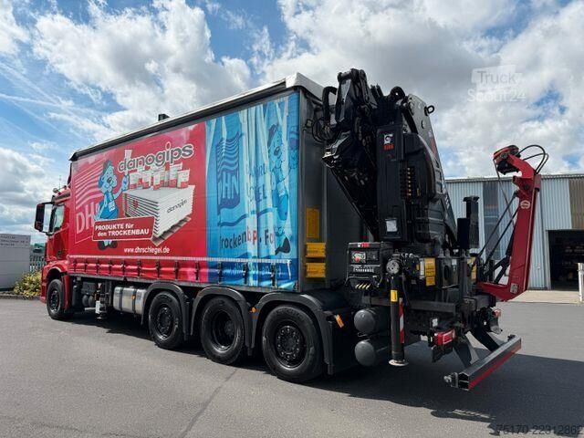 Ciężarówka z dźwigiem Mercedes-Benz Actros 3645 8x2/6 Hiab 358 E-5 Jib 70X-3 Hubdach