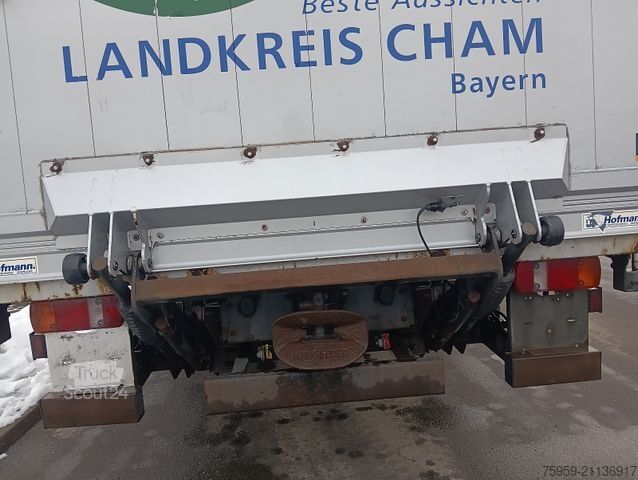 Curtain sider van MERCEDES-BENZ Atego2 822  4x2L Klima, Luftgef.,AHK,Spoiler,LBW