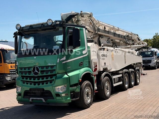 Tovornjak s črpalko za beton MERCEDES-BENZ AROCS 4751 CIFA  K53H-5Sections  180M3/H