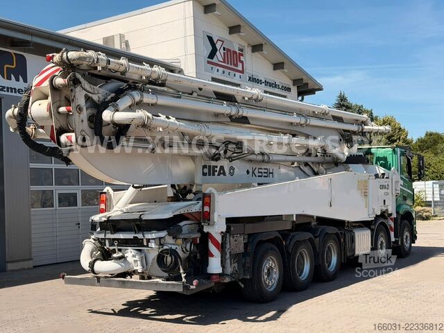 Tovornjak s črpalko za beton MERCEDES-BENZ AROCS 4751 CIFA  K53H-5Sections  180M3/H