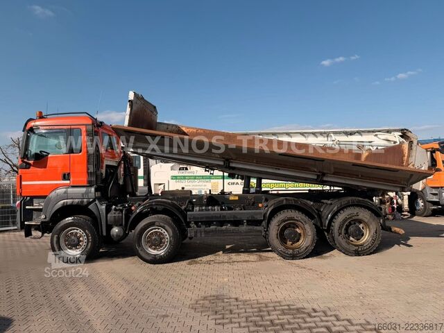 Camion-benne tricar MAN TGS 37.500 8X8 Meiller DSK Bordmatic - 186.000KM