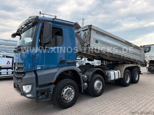 Tovornjak prekucnik MERCEDES-BENZ Arocs 8X4 3246 Meiller Dreiseitenkipper Retarder