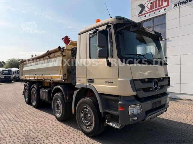 Háromirányú billenő teherautó MERCEDES-BENZ Actros 3544 8X4 Meiller Dreiseitenkipper