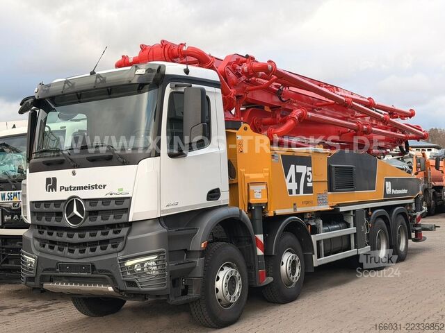Tovornjak s črpalko za beton MERCEDES-BENZ Arocs 4142 EUR3 PUTZMEISTER BSF 47M/5 16.H
