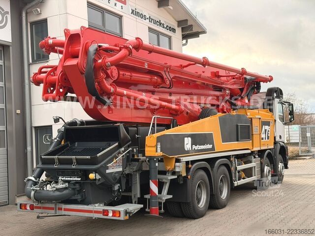 Tovornjak s črpalko za beton MERCEDES-BENZ Arocs 4142 EUR3 PUTZMEISTER BSF 47M/5 16.H