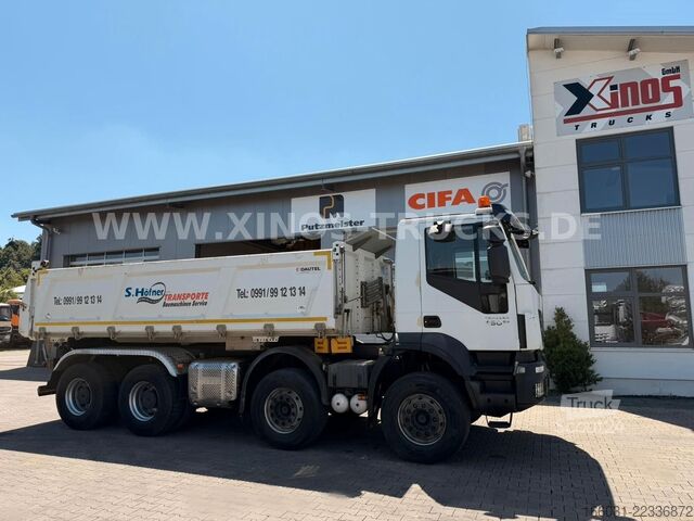 Damperli kamyon IVECO TRAKKER 450 8X4 DAUTEL Bordmatic 130.000km!