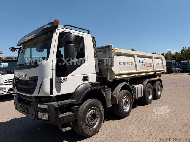 Damperli kamyon IVECO TRAKKER 450 8X4 DAUTEL Bordmatic 130.000km!
