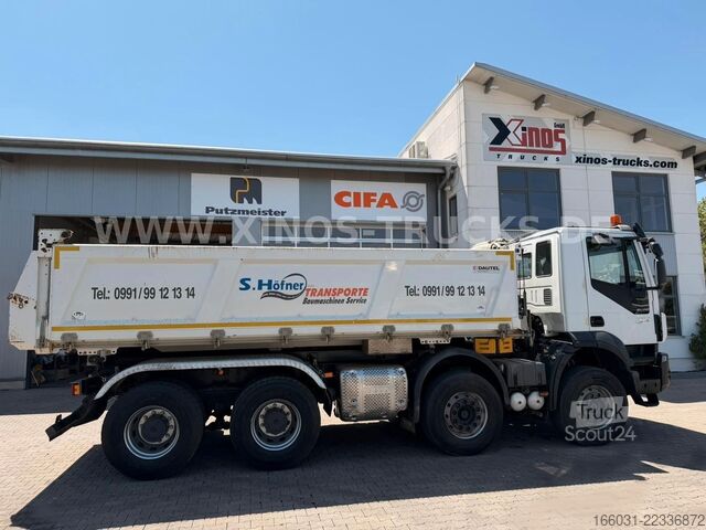 Damperli kamyon IVECO TRAKKER 450 8X4 DAUTEL Bordmatic 130.000km!