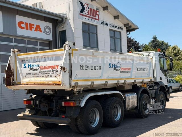 Damperli kamyon IVECO TRAKKER 450 8X4 DAUTEL Bordmatic 130.000km!