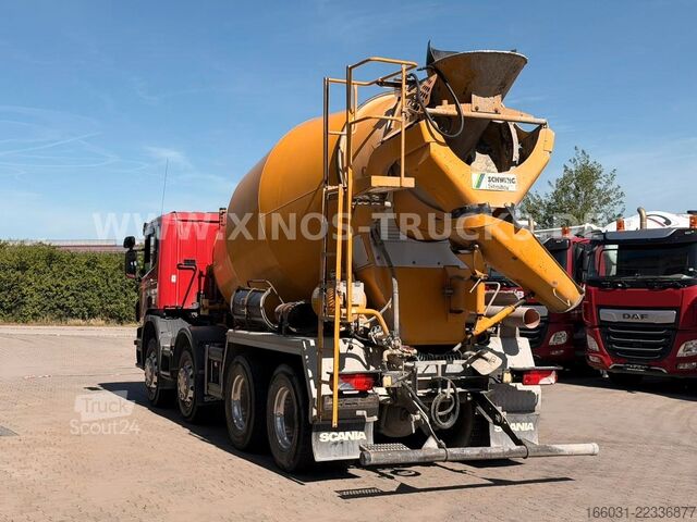Φορτηγό αναμικτήρας σκυροδέματος SCANIA P410 8X4 Stetter 9m³ - German