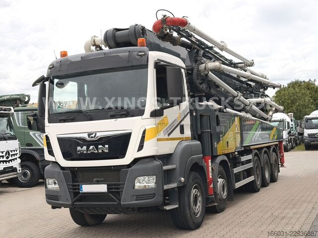 Tovornjak s črpalko za beton MAN 51.510 PUTZMEISTER/BETONSTAR 58M/7RZ 160M3/H
