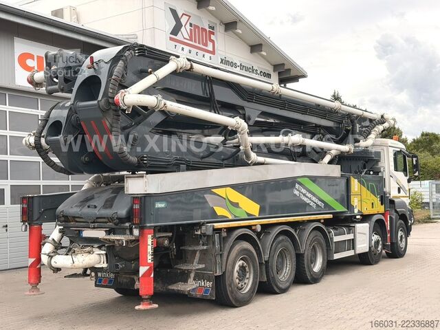 Tovornjak s črpalko za beton MAN 51.510 PUTZMEISTER/BETONSTAR 58M/7RZ 160M3/H