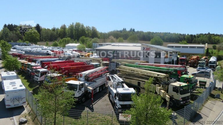 Tovornjak s črpalko za beton MAN 51.510 PUTZMEISTER/BETONSTAR 58M/7RZ 160M3/H